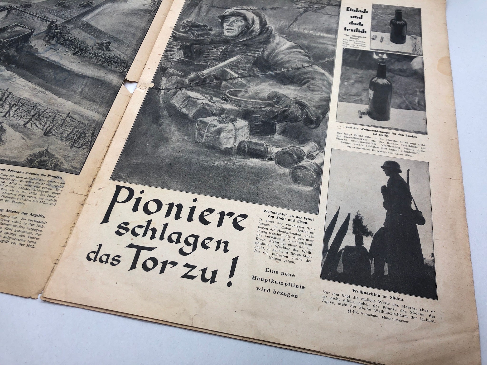 Original WW2 German Political Newspaper - 23th December 1943 - The Militaria Shop