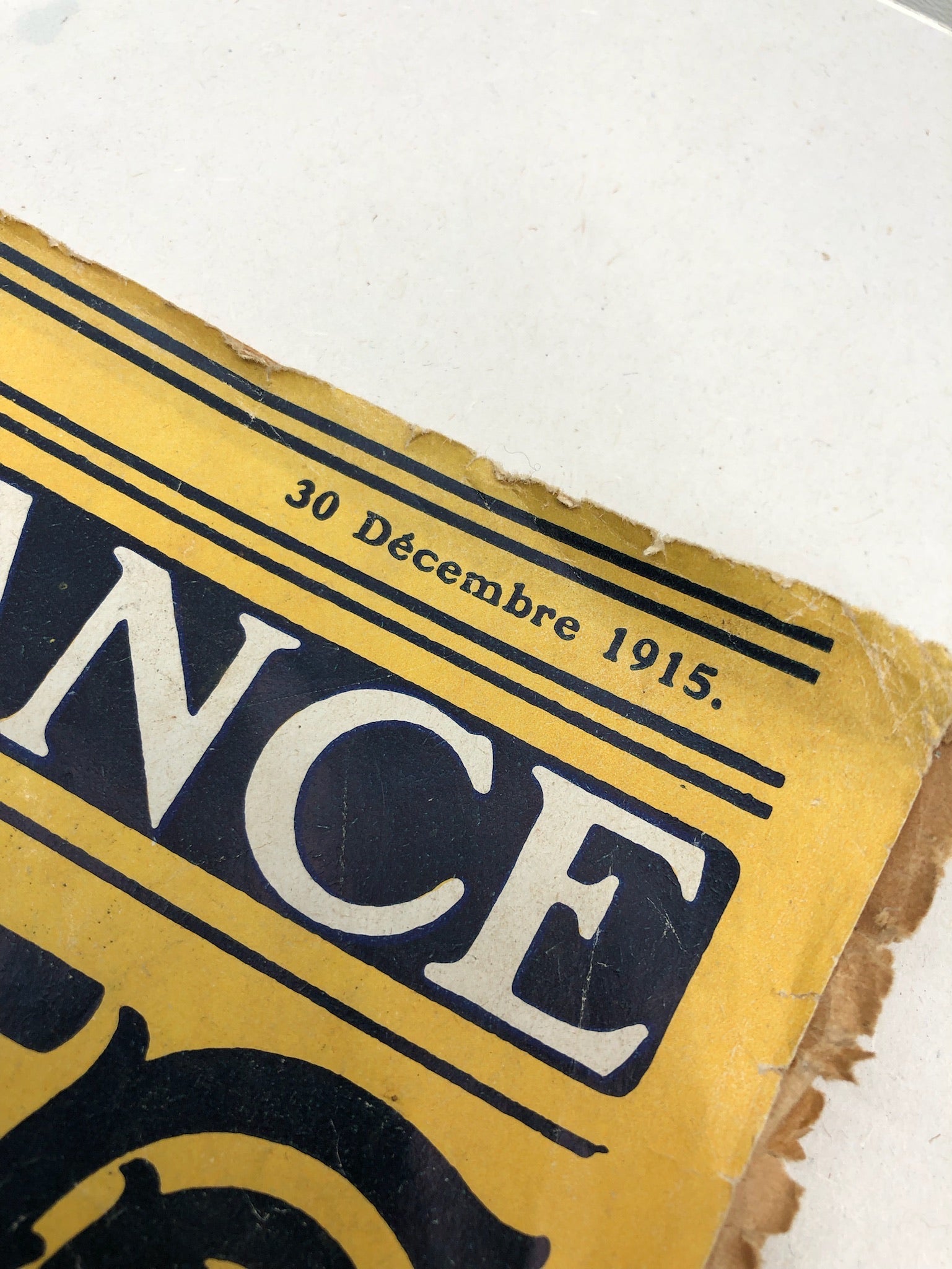 Original WW1 French Magazine Le Pays de France - 30th December 1915 - The Militaria Shop