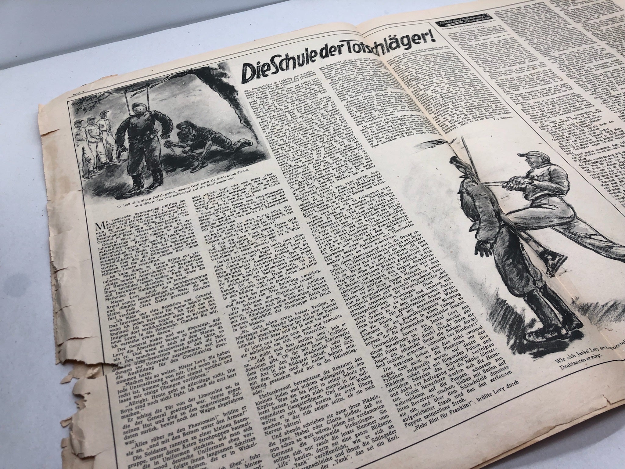 Original WW2 German Political Newspaper - 19th October 1943 - The Militaria Shop