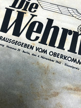 Load image into Gallery viewer, Die Wehrmacht German Propaganda Magazine Original WW2 - November 1942
