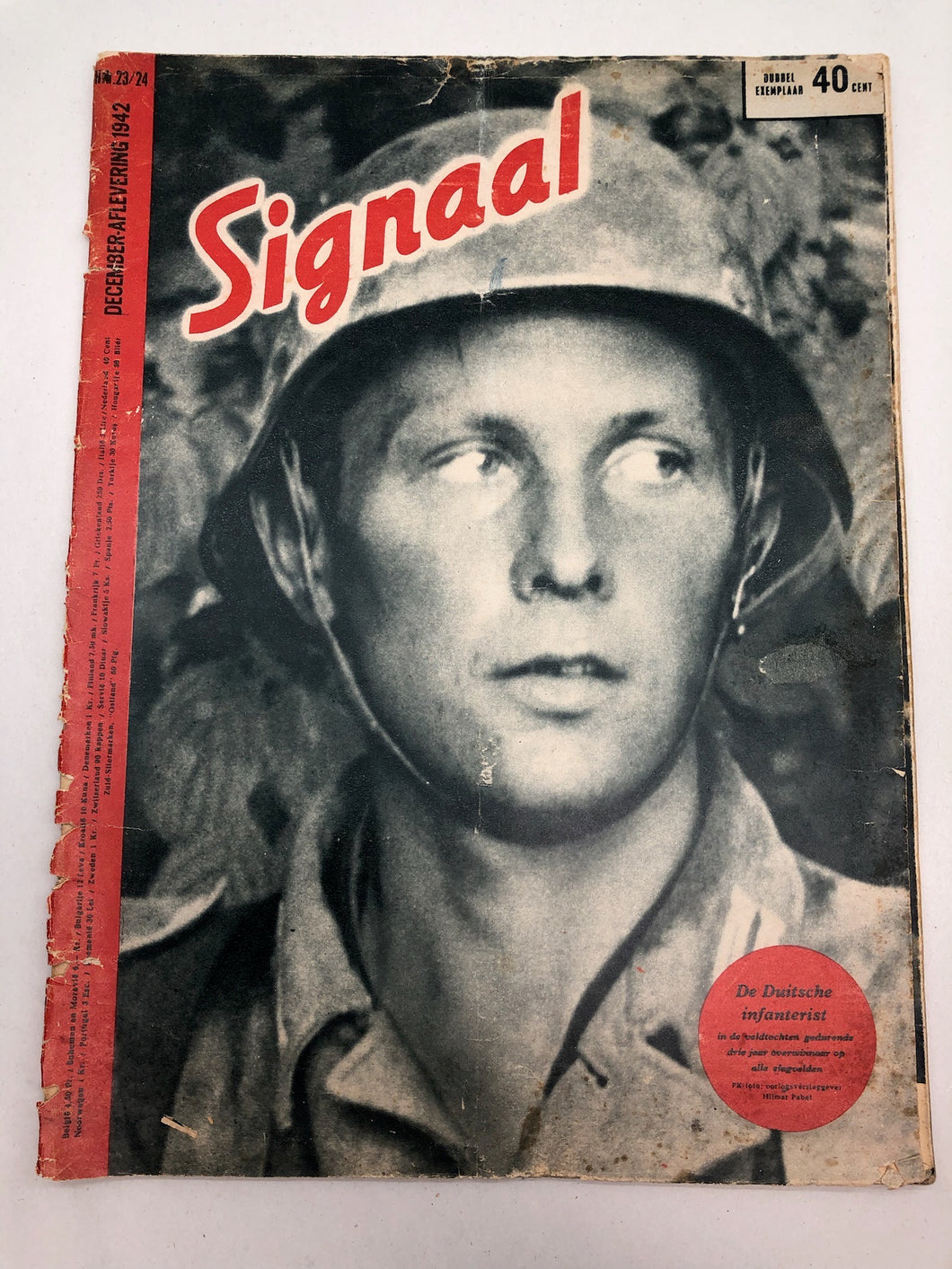 Original Dutch Language WW2 Propaganda Signaal Magazine - No.23/24 1942
