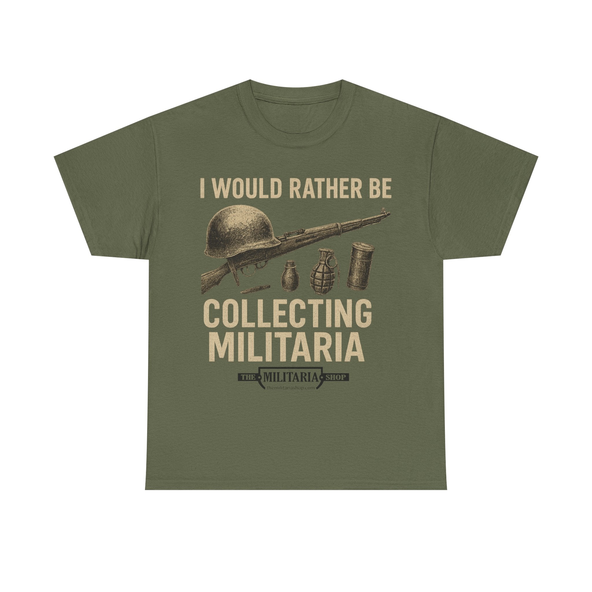 Military Collector's Tee, Vintage Style Shirt, Gift for Veterans, Unisex Heavy Cotton Tee, Collectibles Enthusiast Apparel - The Militaria Shop