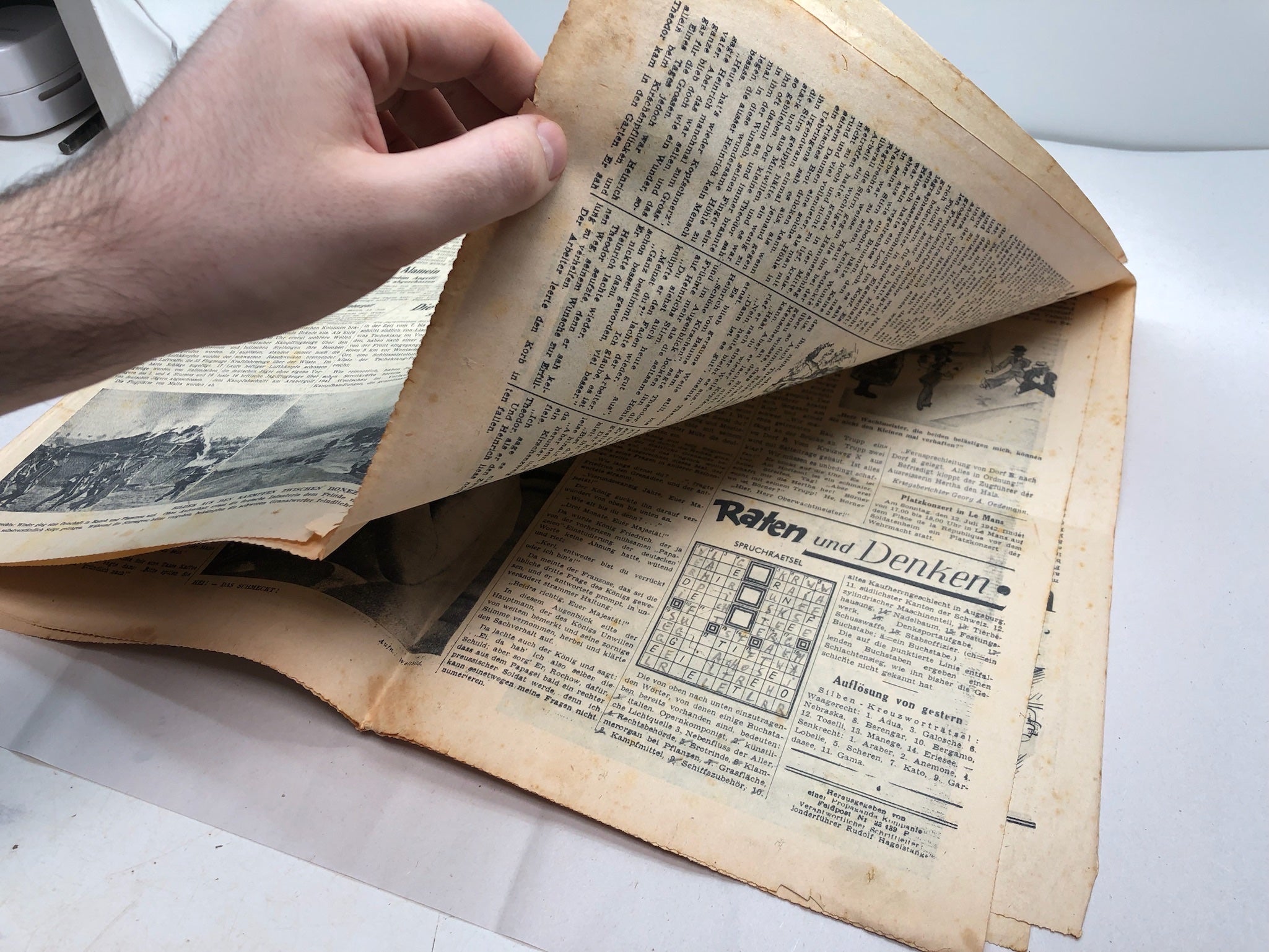 Original WW2 German Political Newspaper - 12th July 1942 - The Militaria Shop