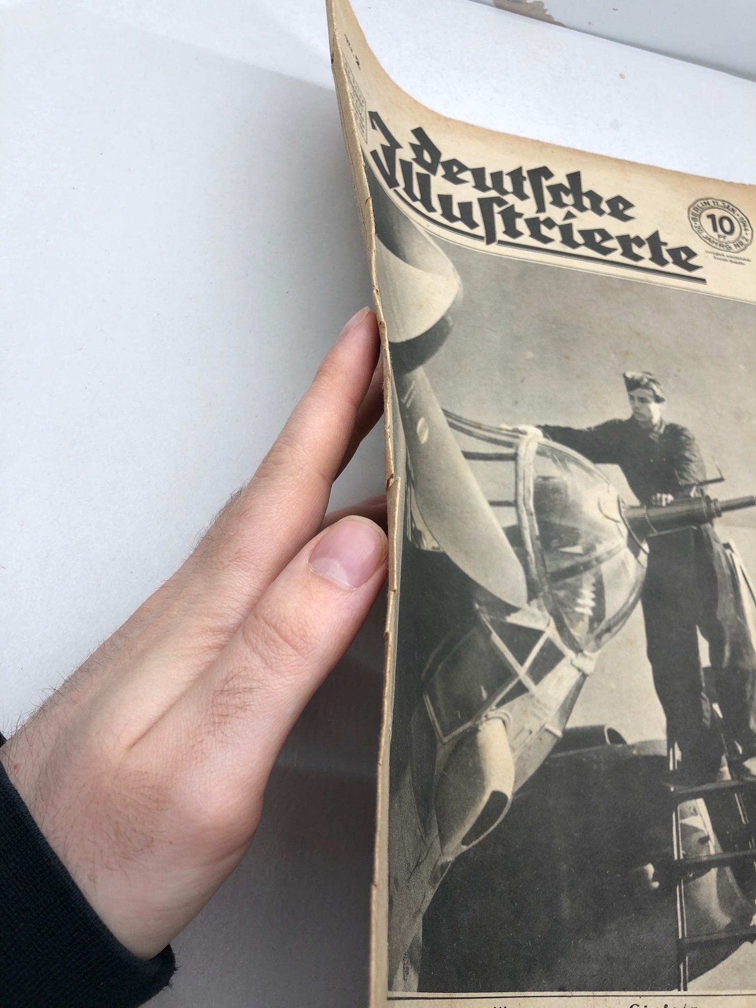 Original WW2 German Political Newspaper - 11th January 1944 - The Militaria Shop