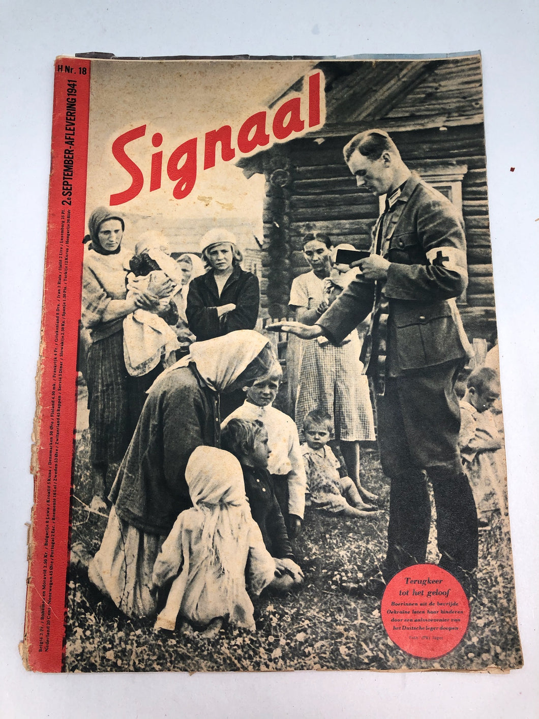 Original Dutch Language WW2 Propaganda Signaal Magazine - No.18 1941
