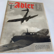 Load image into Gallery viewer, Der Adler Magazine Original WW2 German - 2nd June 1942
