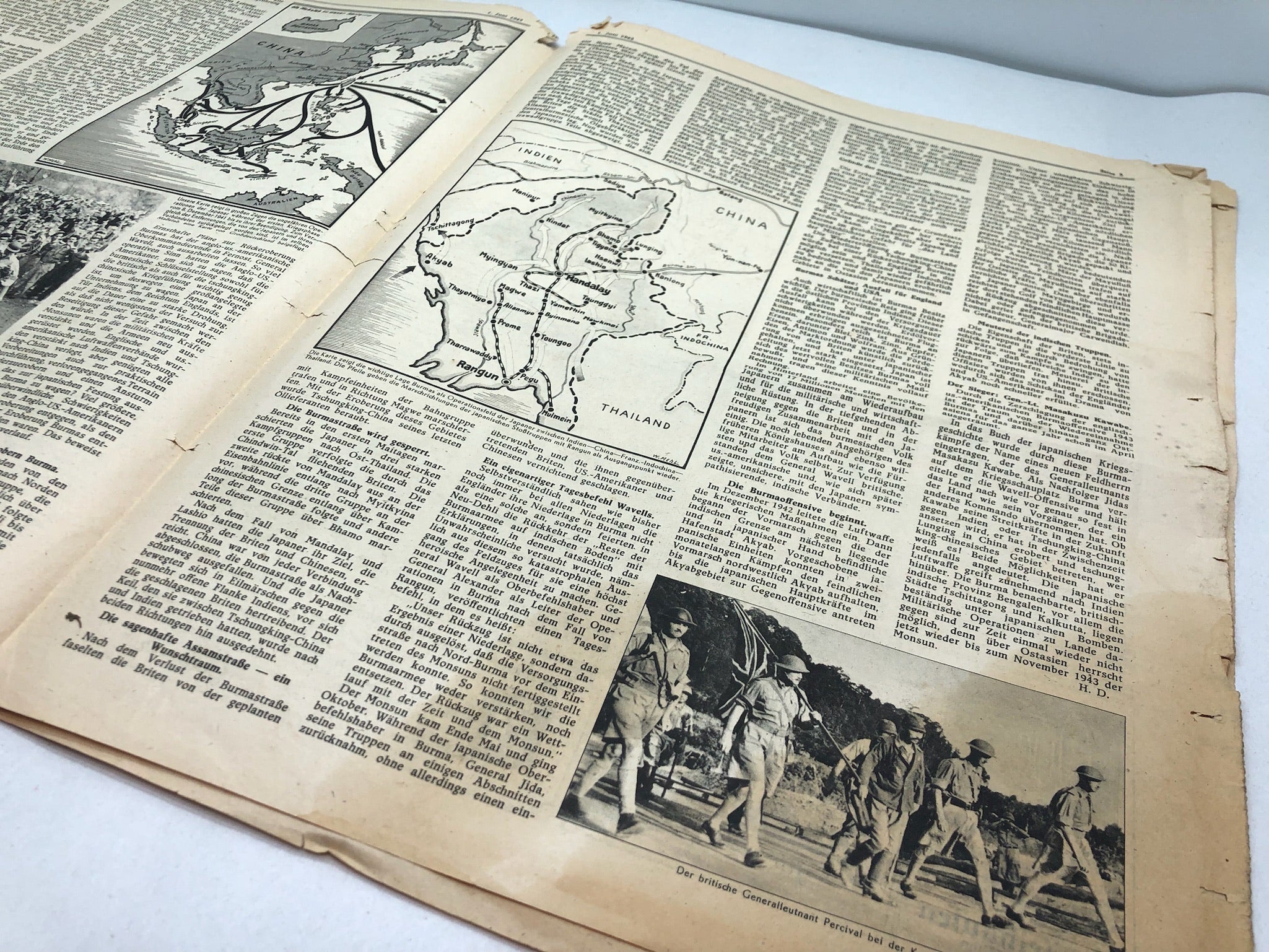 Original WW2 German Political Newspaper - 1st June 1943 - The Militaria Shop