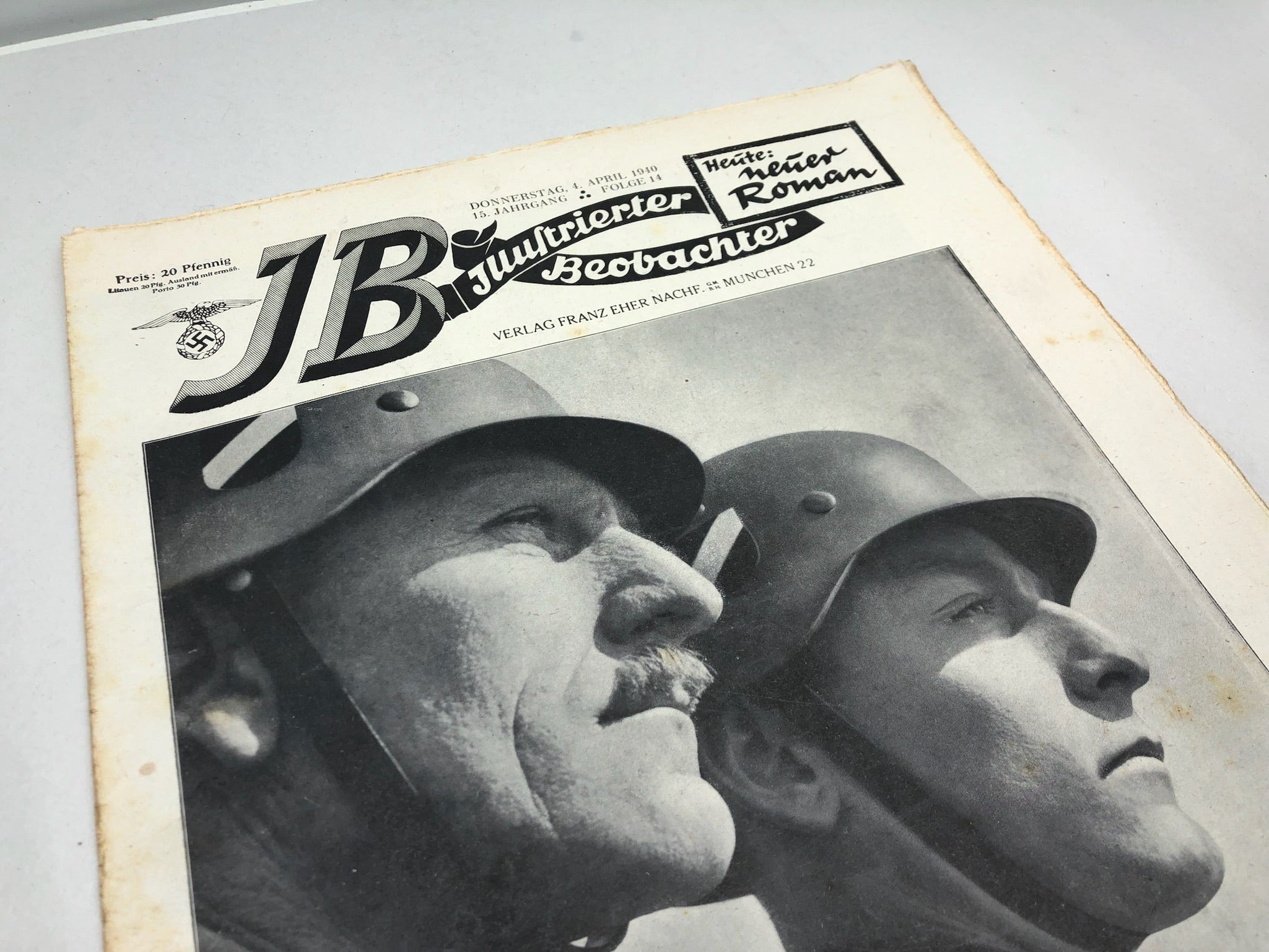 JB Juustrierter Beobachter NSDAP Magazine Original WW2 German - 4 April 1940 - The Militaria Shop
