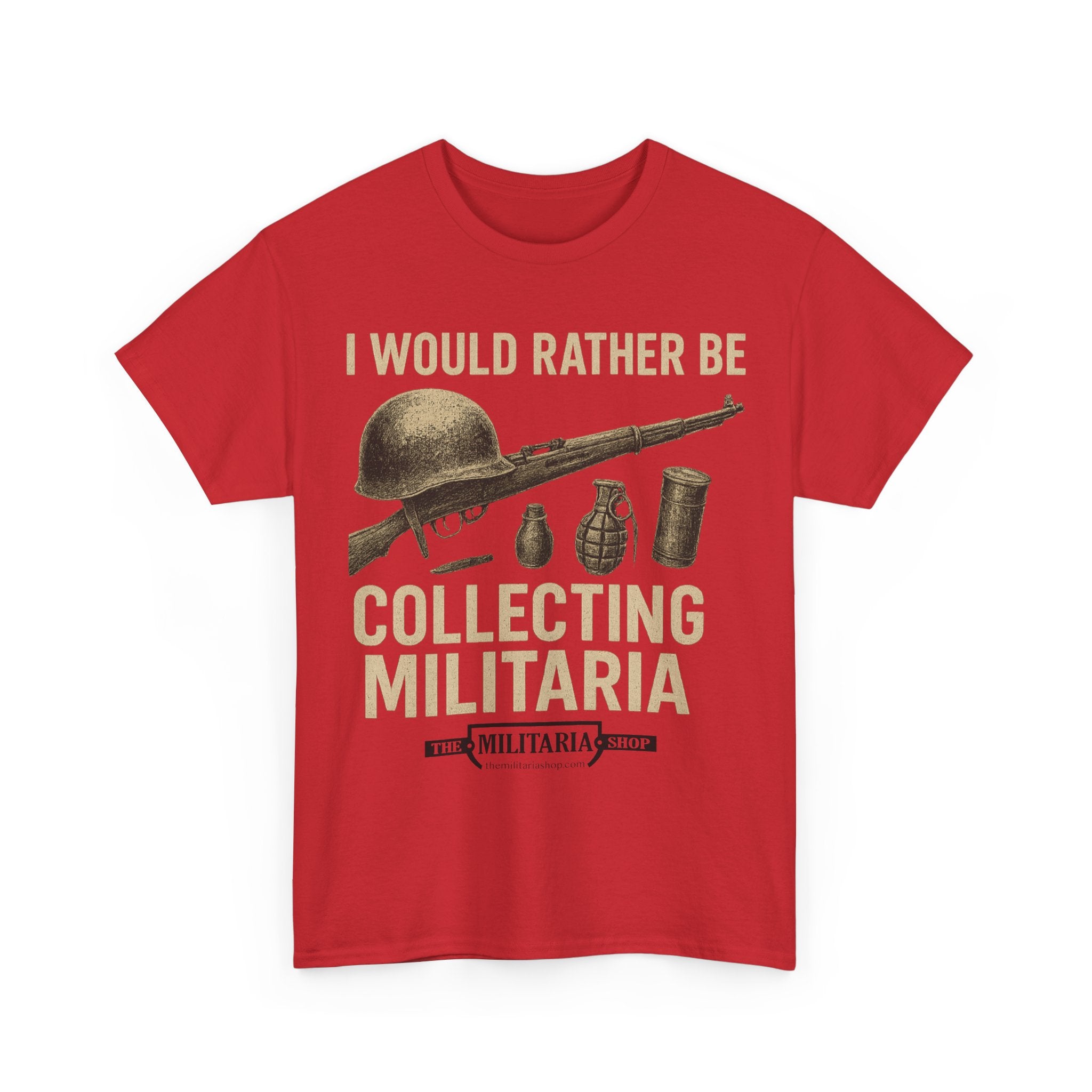 Military Collector's Tee, Vintage Style Shirt, Gift for Veterans, Unisex Heavy Cotton Tee, Collectibles Enthusiast Apparel - The Militaria Shop