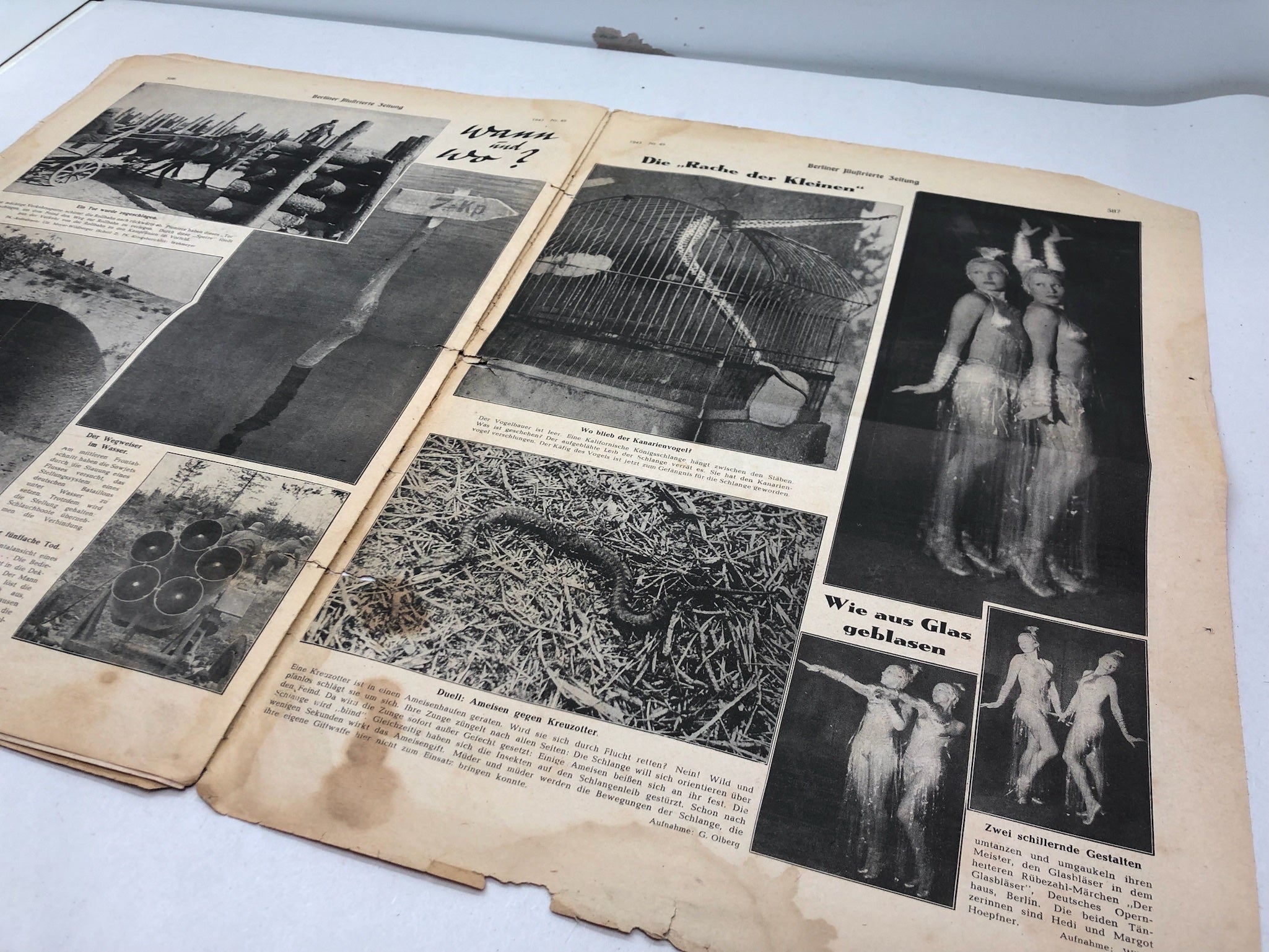 Original WW2 German Political Newspaper - 9th December 1943 - The Militaria Shop