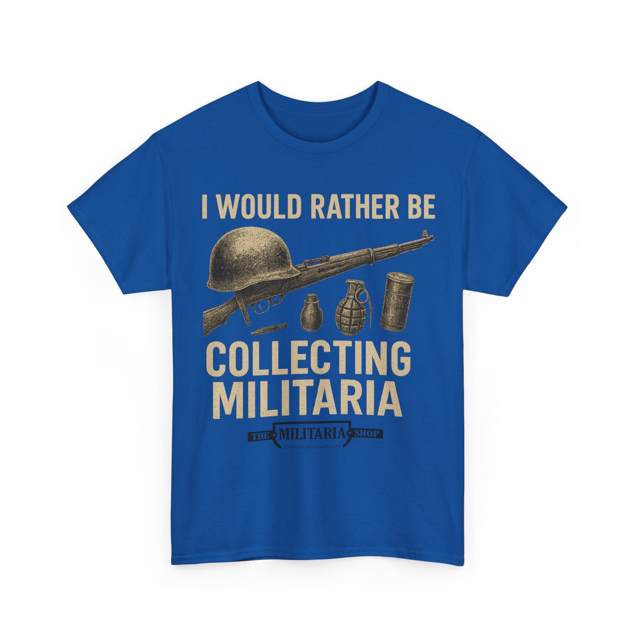 Military Collector's Tee, Vintage Style Shirt, Gift for Veterans, Unisex Heavy Cotton Tee, Collectibles Enthusiast Apparel - The Militaria Shop