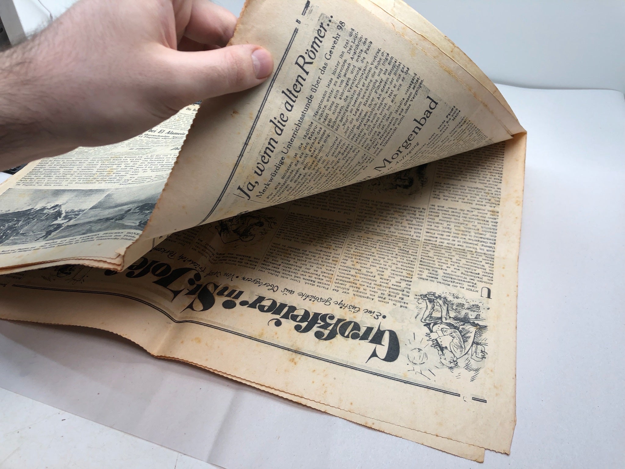 Original WW2 German Political Newspaper - 12th July 1942 - The Militaria Shop