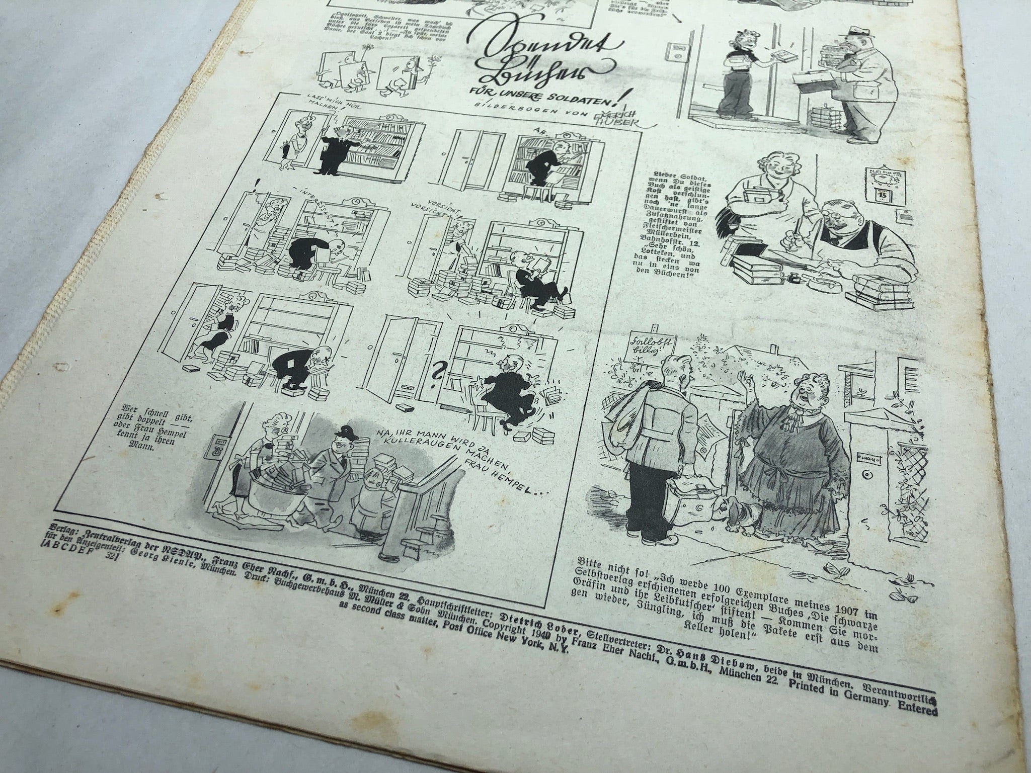 JB Juustrierter Beobachter NSDAP Magazine Original WW2 German - 12 September 1940 - The Militaria Shop