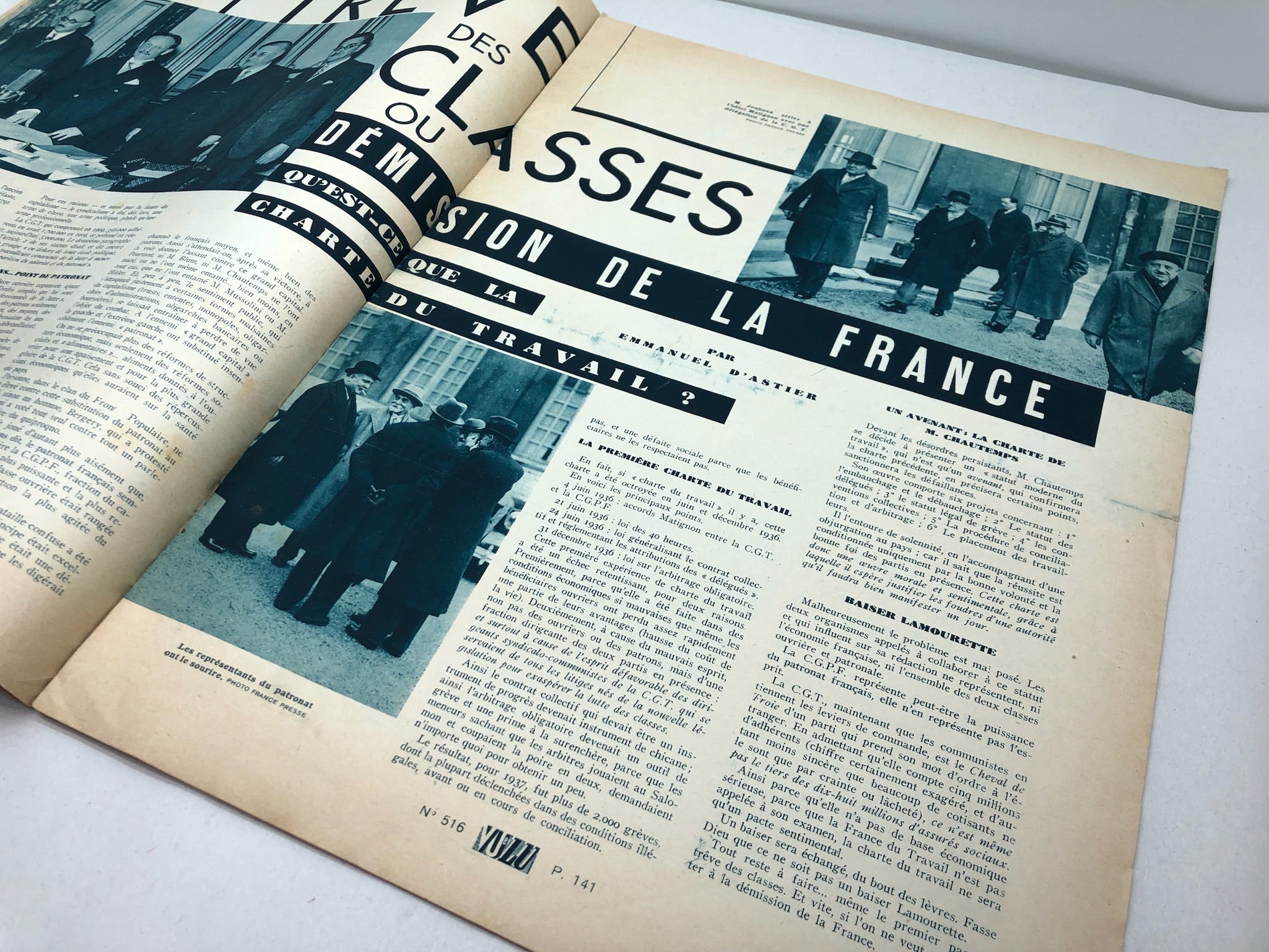 Original WW2 German Propaganda Magazine in French - 2nd February 1938 - The Militaria Shop