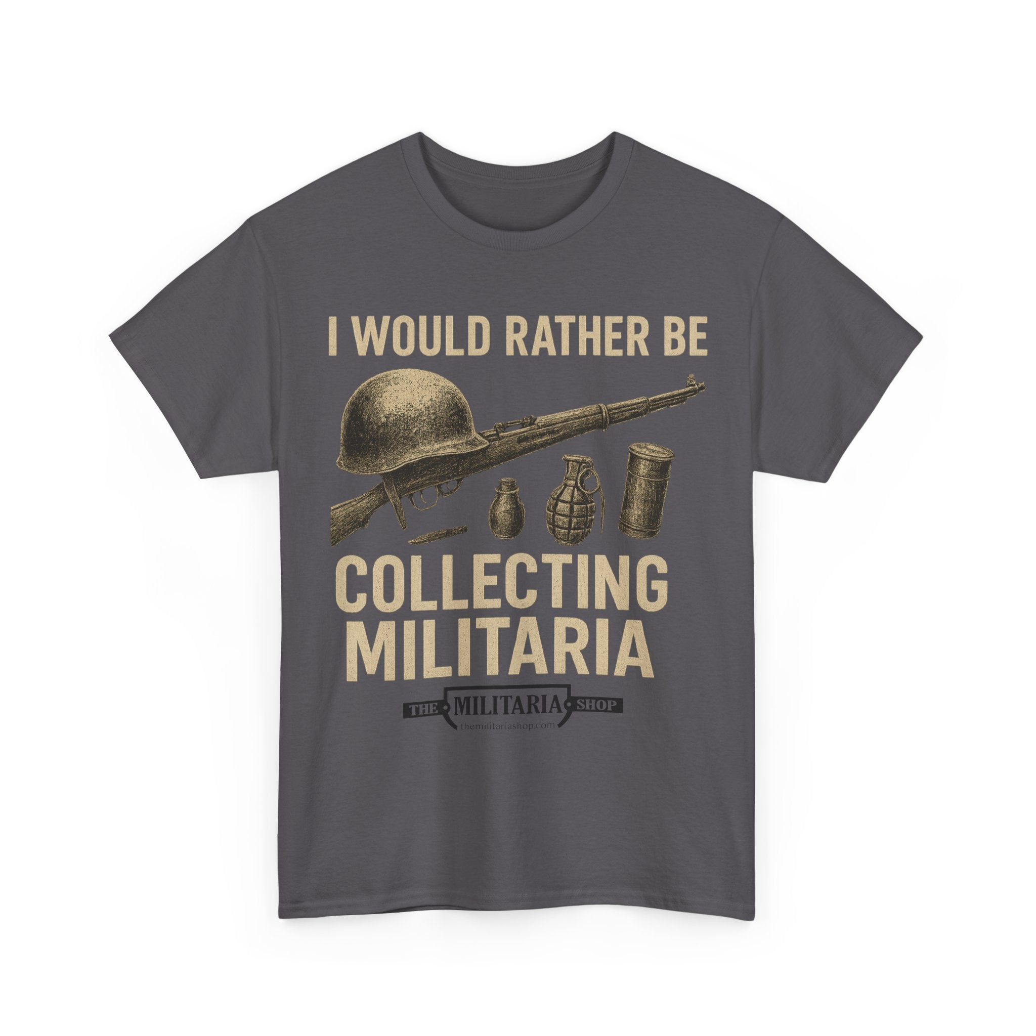 Military Collector's Tee, Vintage Style Shirt, Gift for Veterans, Unisex Heavy Cotton Tee, Collectibles Enthusiast Apparel - The Militaria Shop