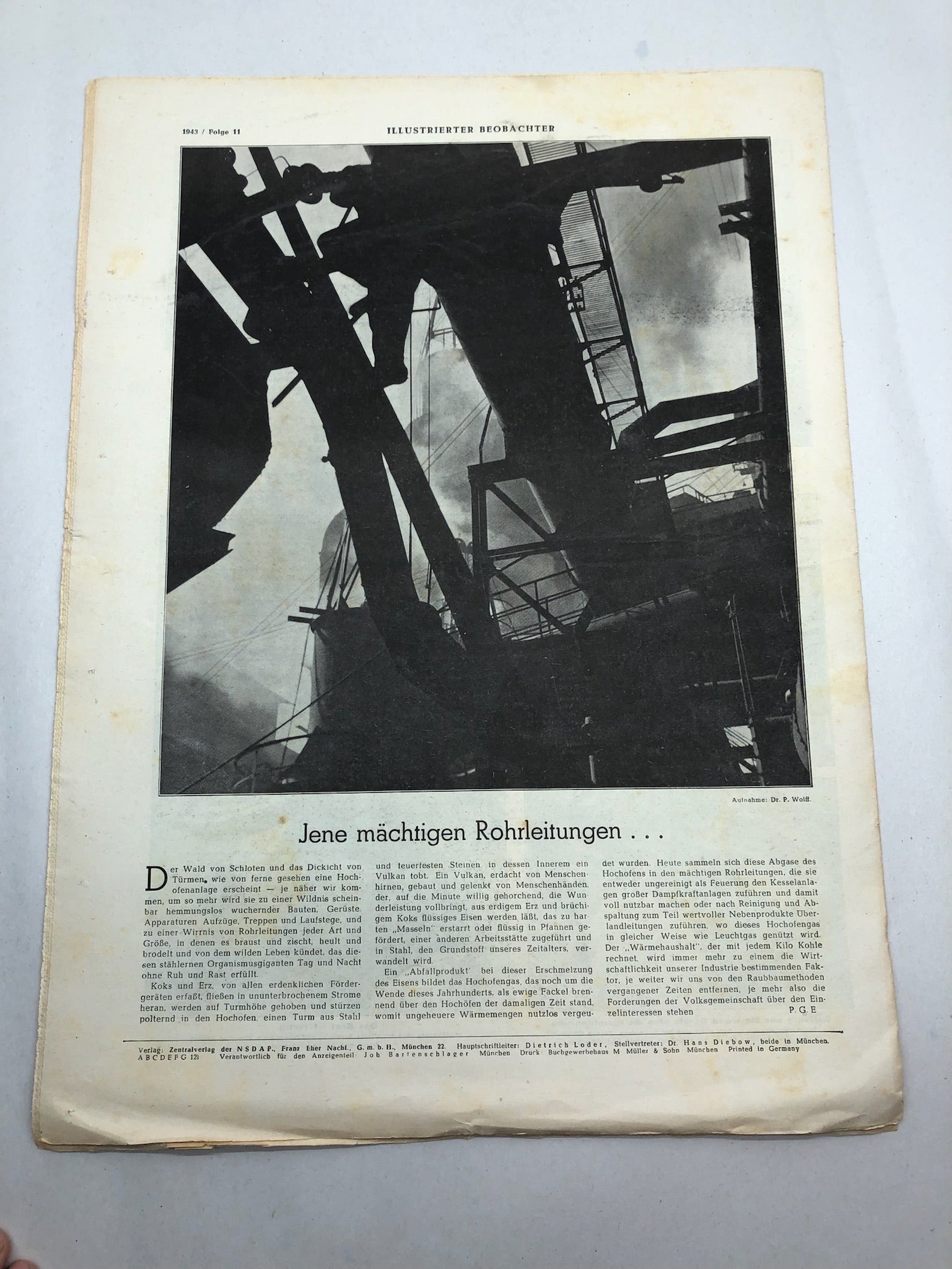 JB Juustrierter Beobachter NSDAP Magazine Original WW2 German - 18 March 1943 - The Militaria Shop