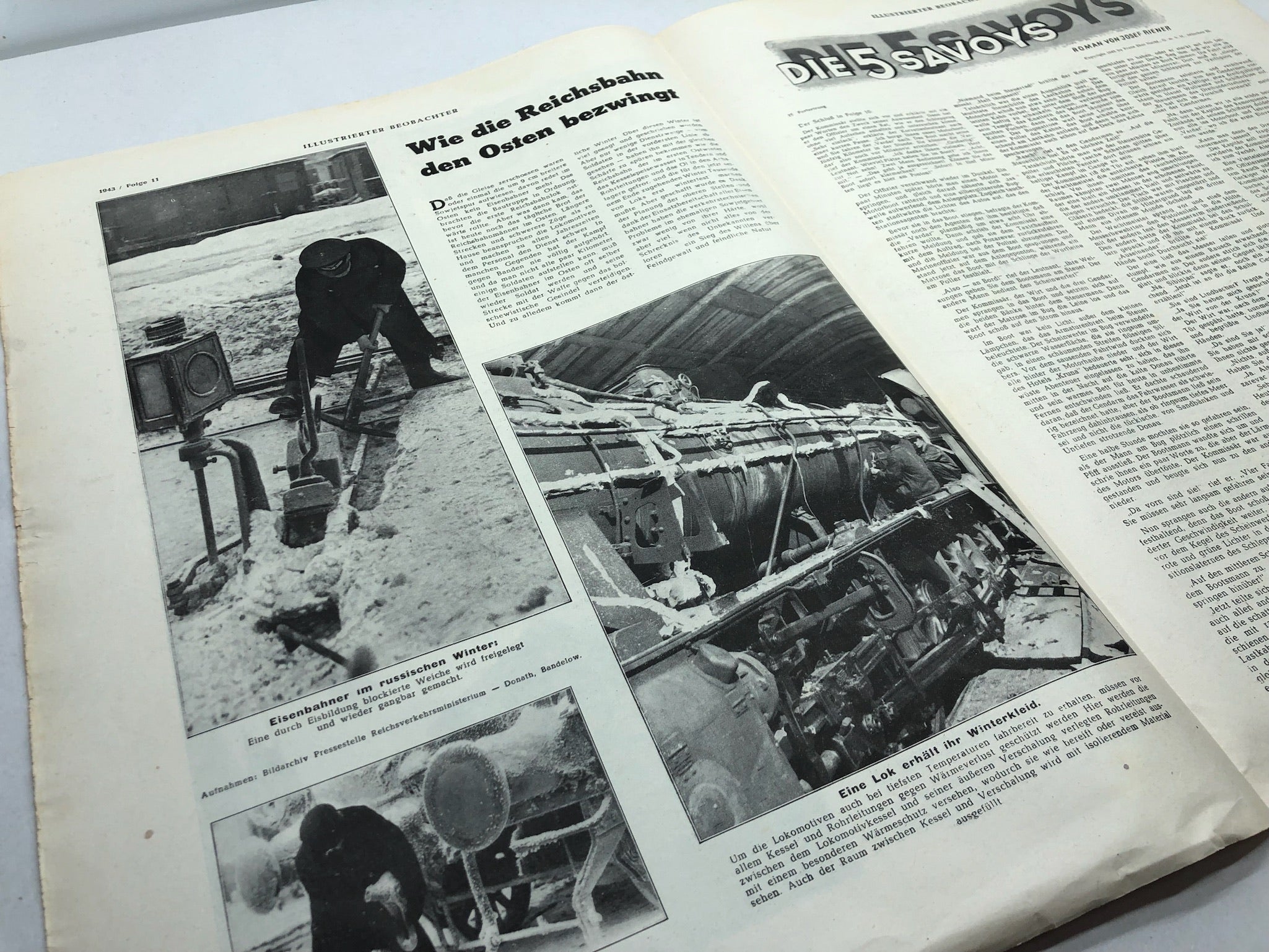 JB Juustrierter Beobachter NSDAP Magazine Original WW2 German - 18 March 1943 - The Militaria Shop