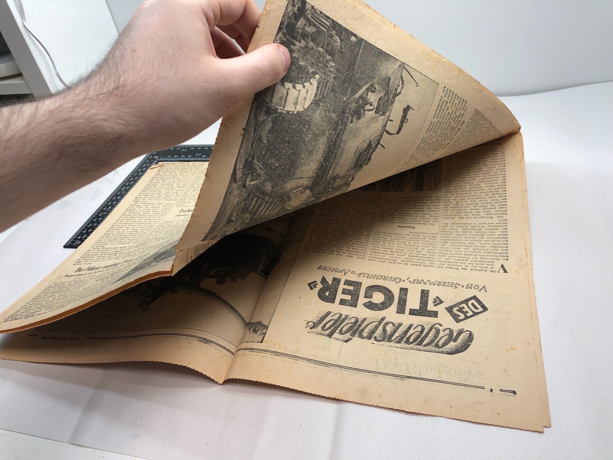Original WW2 German Political Newspaper - 24th October 1943 - The Militaria Shop