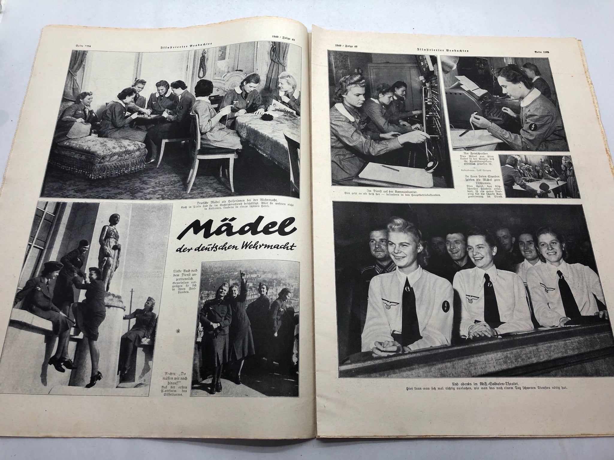 JB Juustrierter Beobachter NSDAP Magazine Original WW2 German - 5th December 1940 - The Militaria Shop