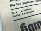 Original WW2 German NSDAP Heimatblatt Political Newspaper - 4th August 1938 - The Militaria Shop