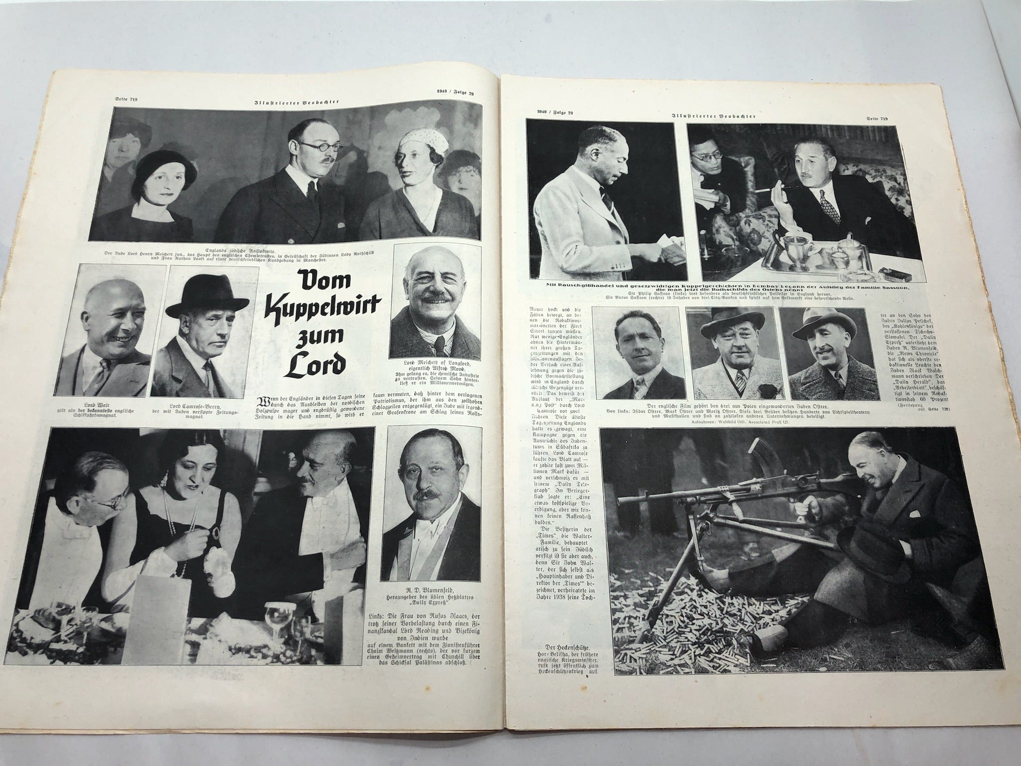 JB Juustrierter Beobachter NSDAP Magazine Original WW2 German - 18th July 1940 - The Militaria Shop
