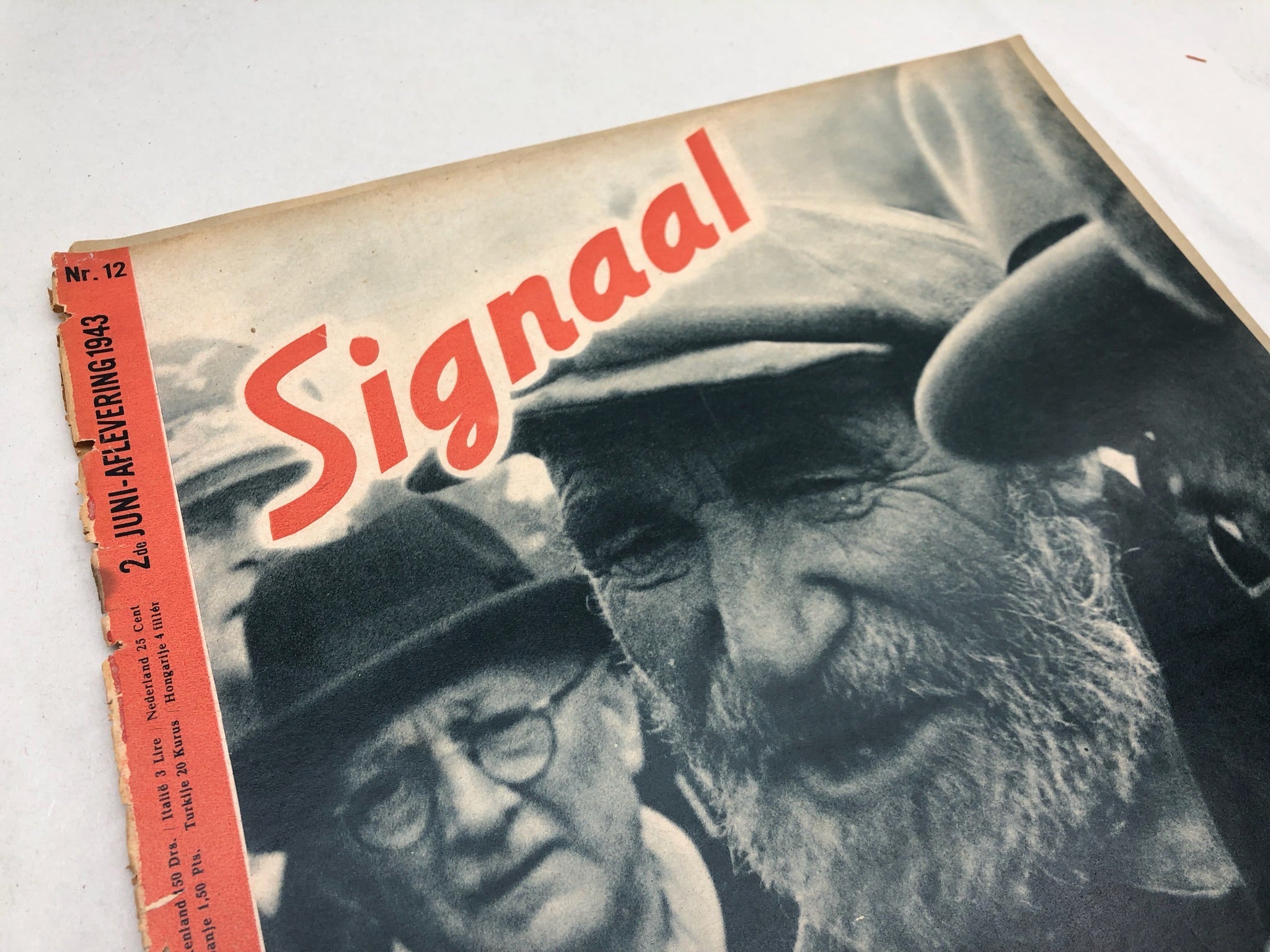Original Dutch Language WW2 Propaganda Signaal Magazine - No.12 1943 - The Militaria Shop