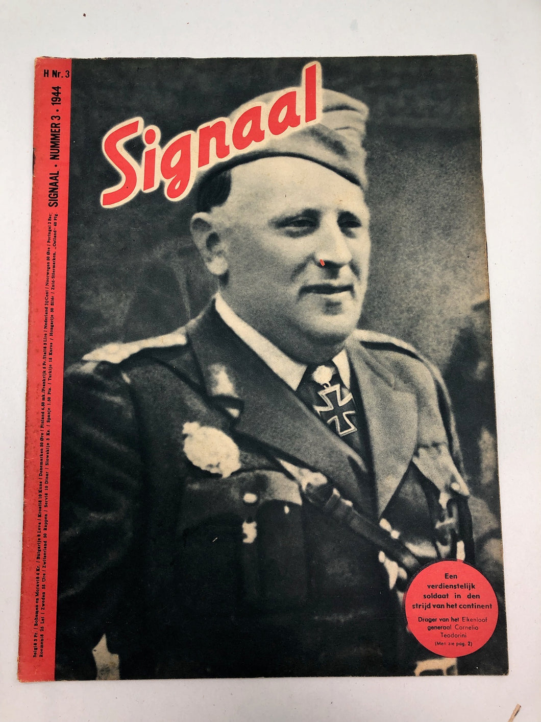 Original Dutch Language WW2 Propaganda Signaal Magazine - No.3 1944