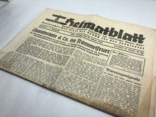 Lade das Bild in den Galerie-Viewer, Original WW2 German NSDAP Heimatblatt Political Newspaper - January 19th 1940
