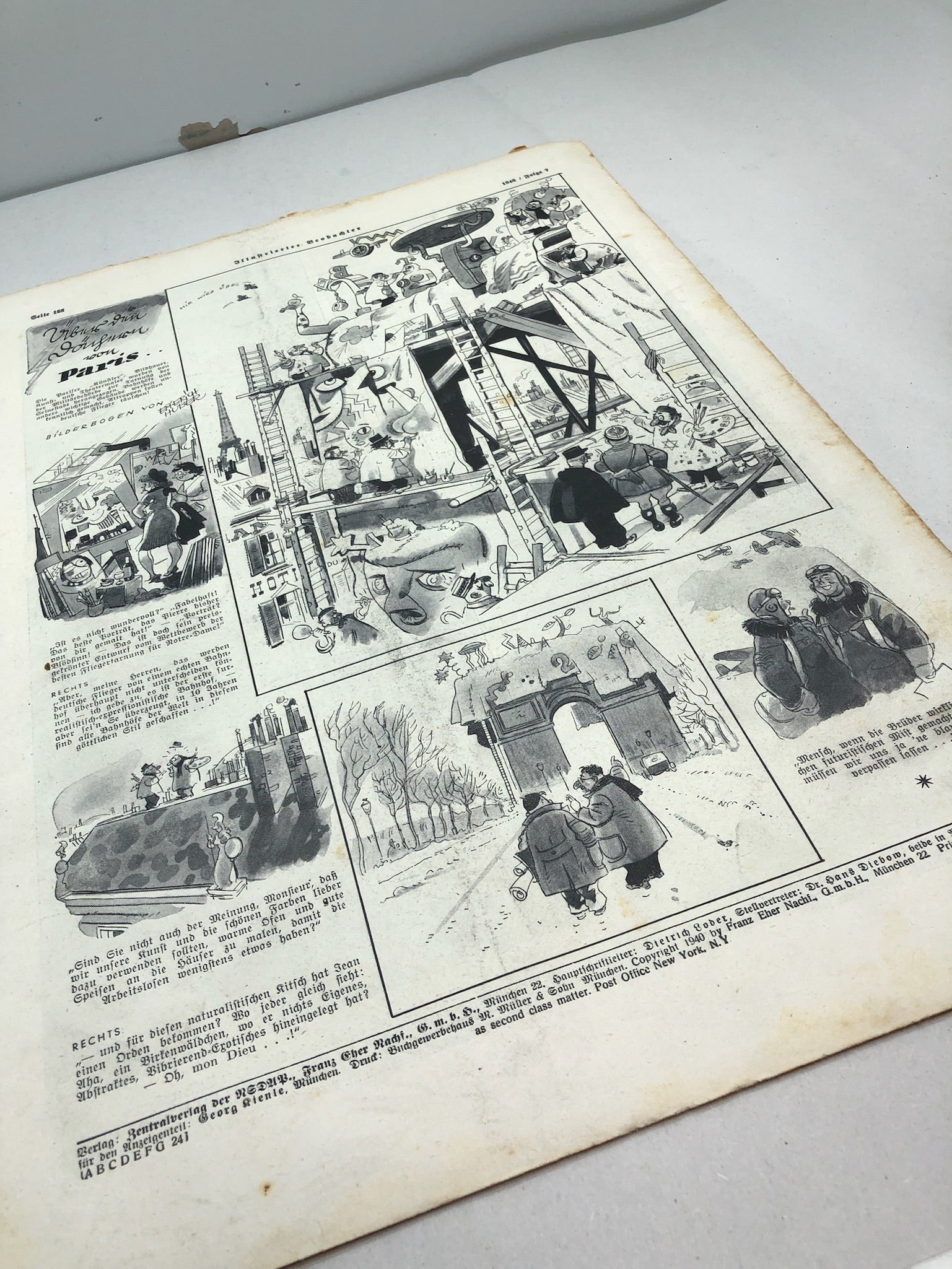 JB Juustrierter Beobachter NSDAP Magazine Original WW2 German - 15 February 1940 - The Militaria Shop