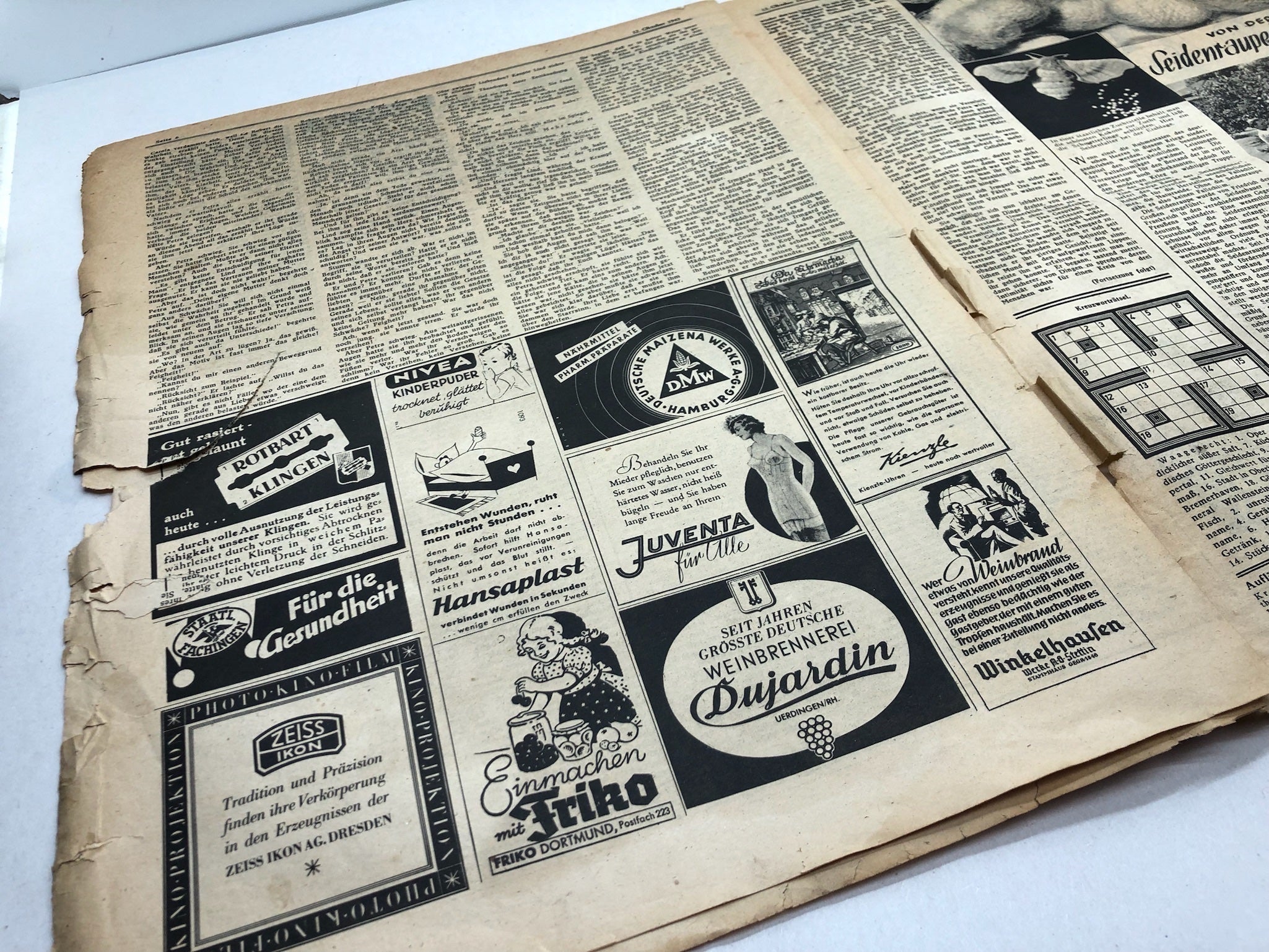 Original WW2 German Political Newspaper - 12th October 1943 - The Militaria Shop