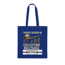 Charger l&#39;image dans la galerie, Militaria Collectors Cotton Tote, Eco-Friendly Shopping Bag, Gift for Collectors, Funny Tote for Events, Durable Everyday Use
