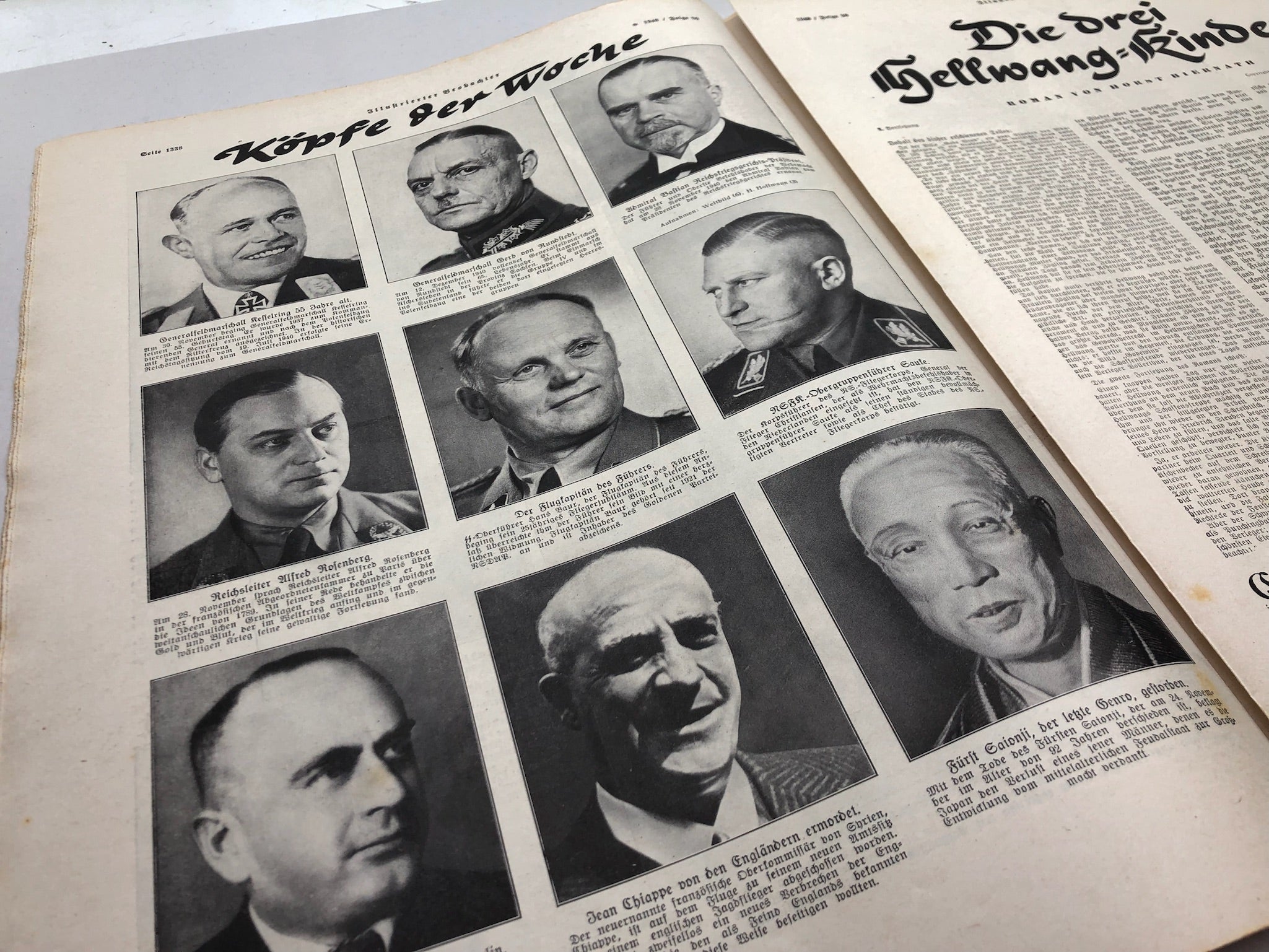 JB Juustrierter Beobachter NSDAP Magazine Original WW2 German - 12th December 1940 - The Militaria Shop
