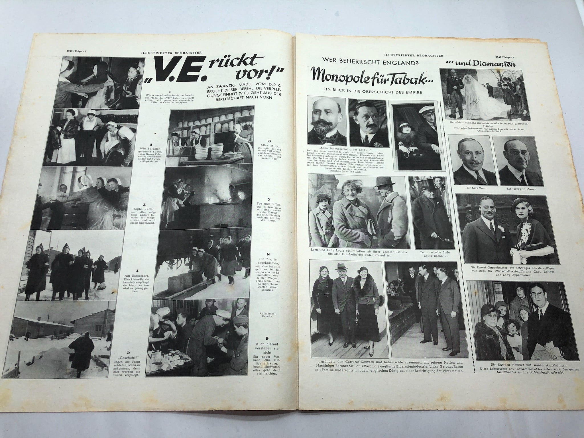 JB Juustrierter Beobachter NSDAP Magazine Original WW2 German - 19th March 1942 - The Militaria Shop