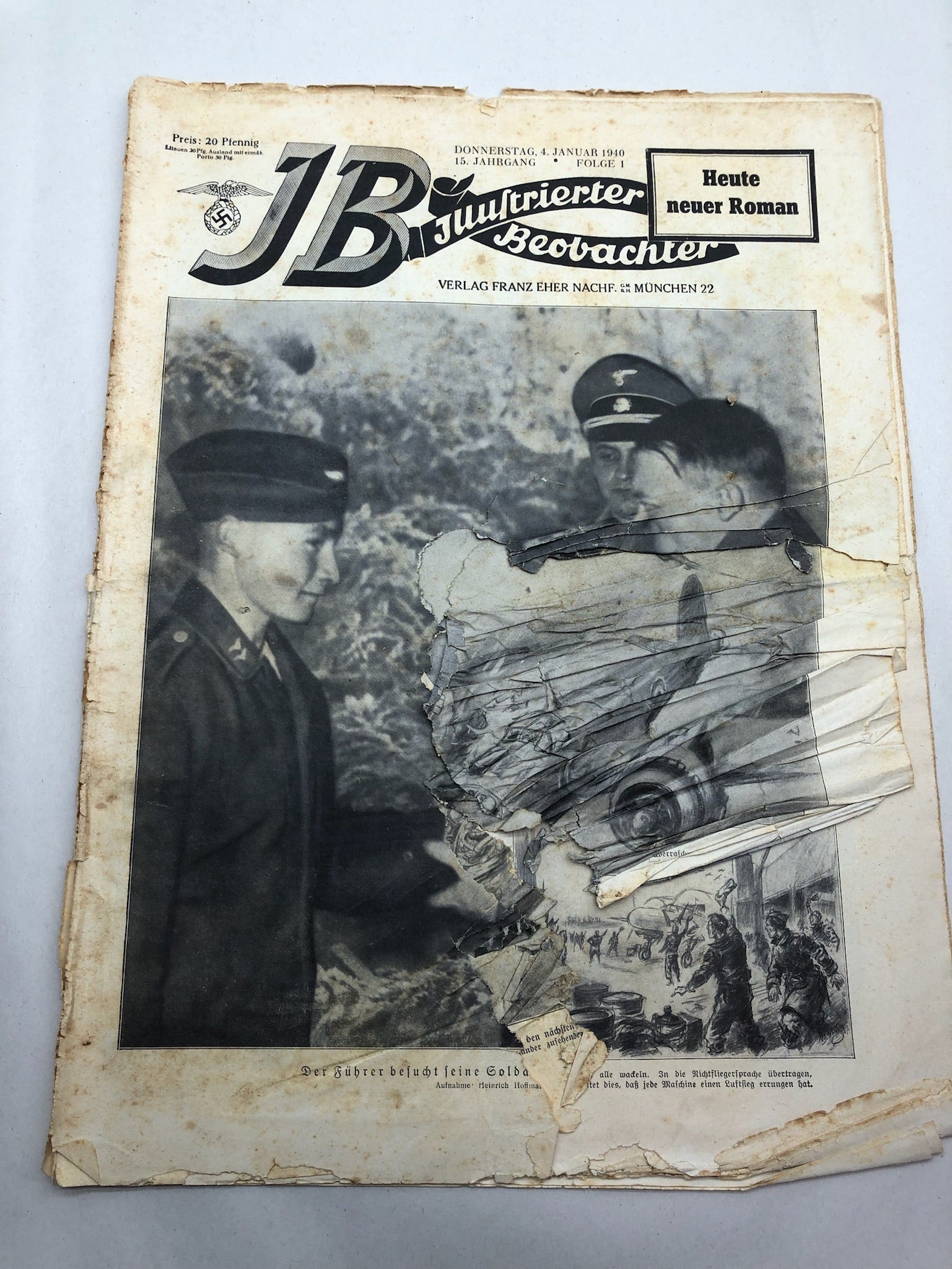 JB Juustrierter Beobachter NSDAP Magazine Original WW2 German - 4th January 1940 - The Militaria Shop