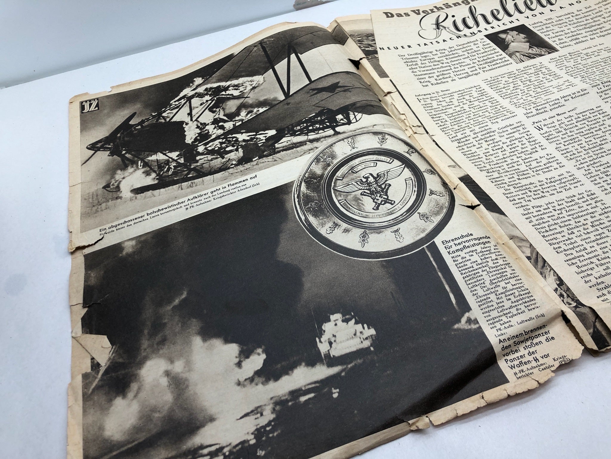 Original WW2 German Political Newspaper - 13th April 1943 - The Militaria Shop