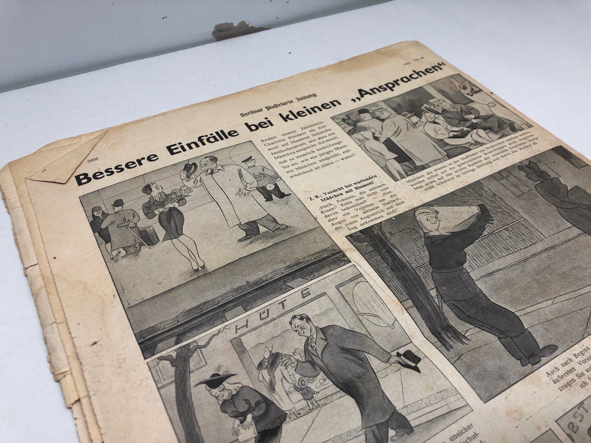 Original WW2 German Political Newspaper - 9th December 1943 - The Militaria Shop