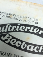 JB Juustrierter Beobachter NSDAP Magazine Original WW2 German - 5 March 1942 - The Militaria Shop