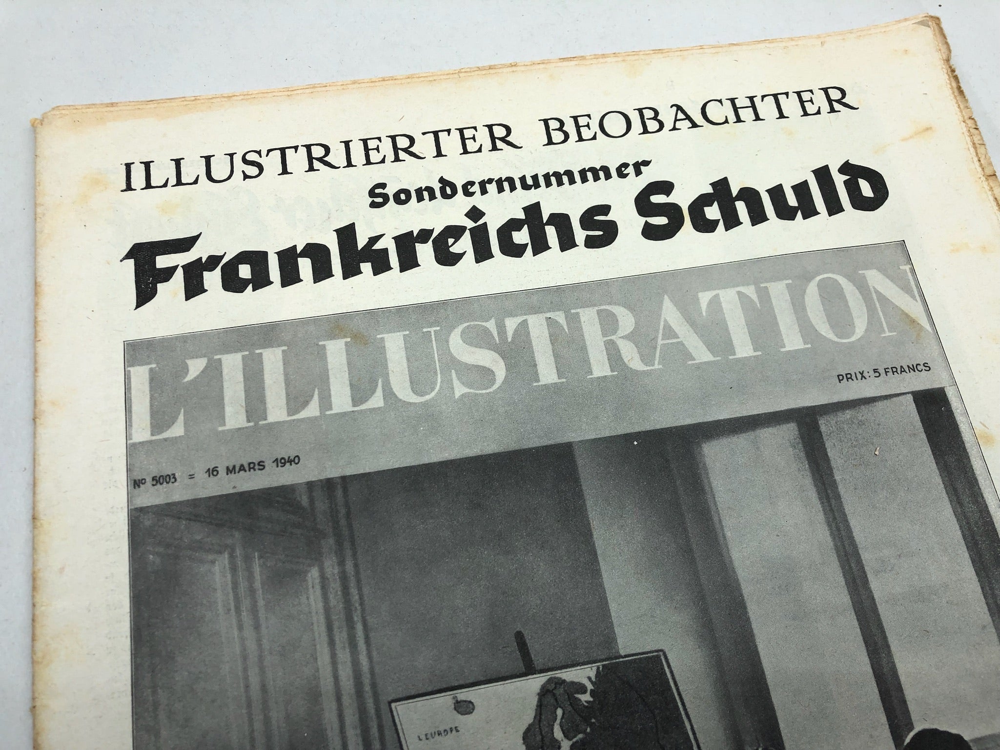 Illustrierter Beobachter L'illustration Magazine Original WW2 German - 16th March 1940 - The Militaria Shop