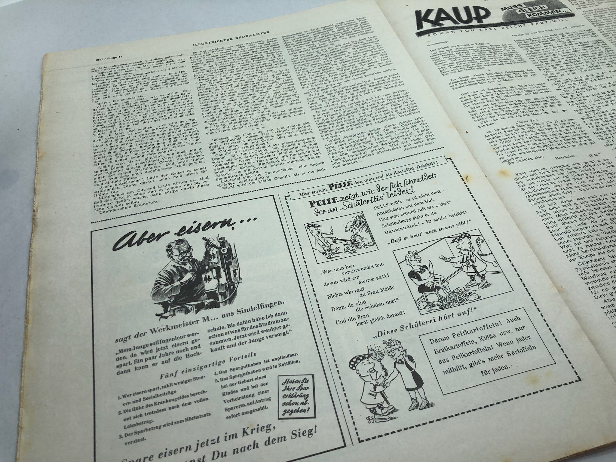 JB Juustrierter Beobachter NSDAP Magazine Original WW2 German - 12th March 1942 - The Militaria Shop