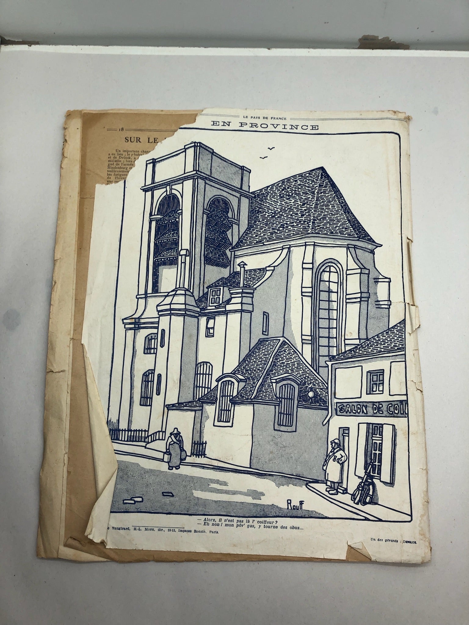Original WW1 French Magazine Le Pays de France - 30th December 1915 - The Militaria Shop