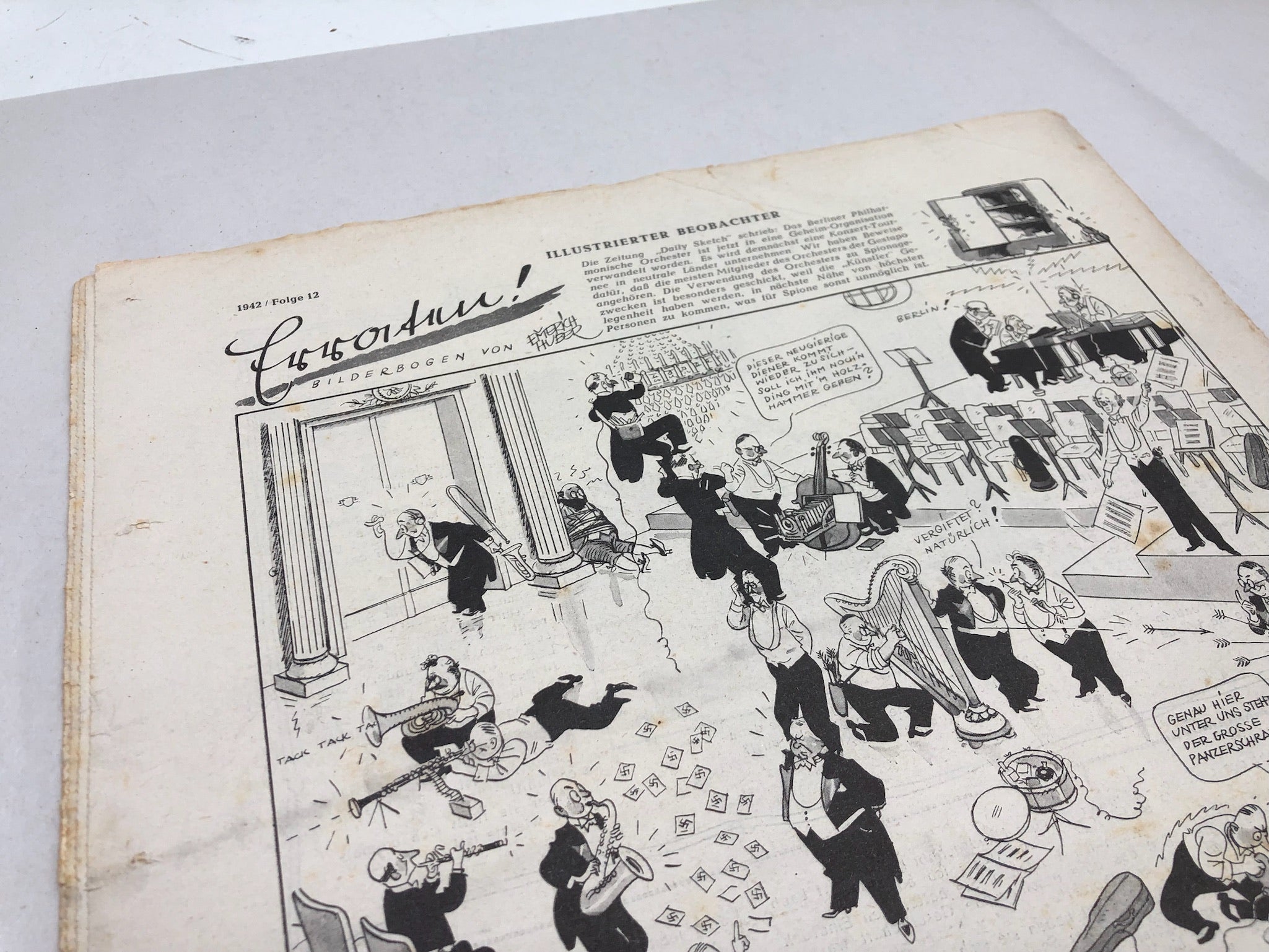 JB Juustrierter Beobachter NSDAP Magazine Original WW2 German - 19th March 1942 - The Militaria Shop