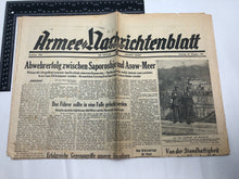 Load image into Gallery viewer, Original WW2 German Political Newspaper - 24th October 1943
