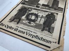 Load image into Gallery viewer, Original WW2 German Political Newspaper Missing Cover - 1943
