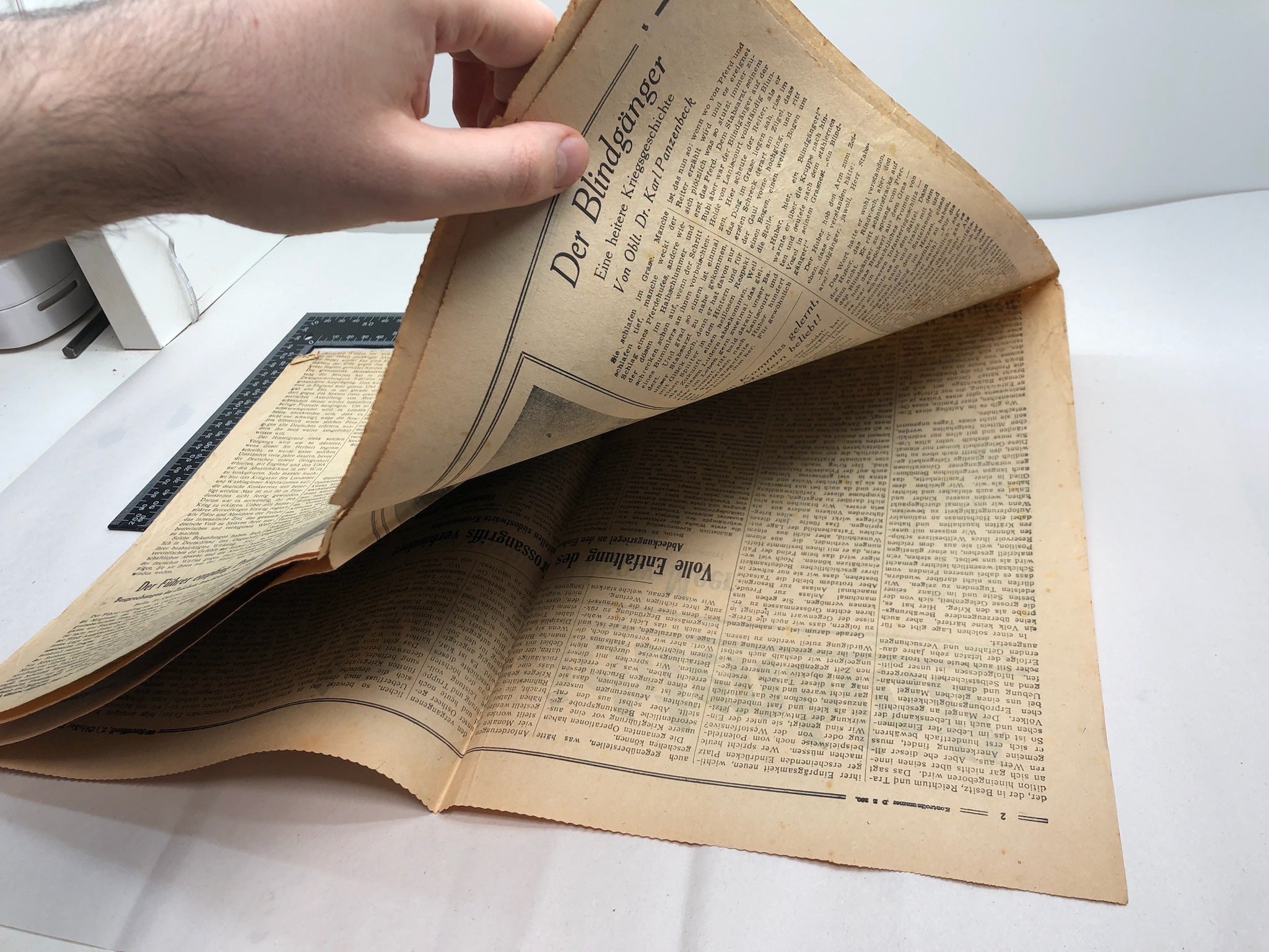 Original WW2 German Political Newspaper - 24th October 1943 - The Militaria Shop