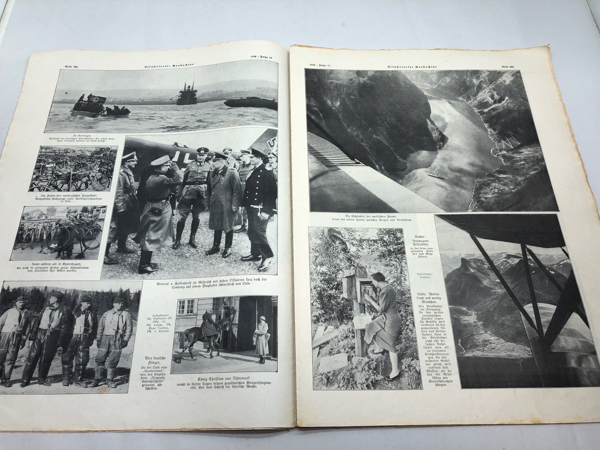 JB Juustrierter Beobachter NSDAP Magazine Original WW2 German - 25 April 1940 - The Militaria Shop