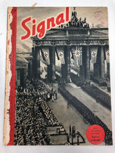 Load image into Gallery viewer, Original French Language WW2 Propaganda Signal Magazine - No.9 1943?
