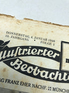 JB Juustrierter Beobachter NSDAP Magazine Original WW2 German - 4th January 1940 - The Militaria Shop