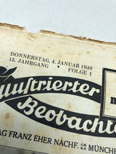 Load image into Gallery viewer, JB Juustrierter Beobachter NSDAP Magazine Original WW2 German - 4th January 1940
