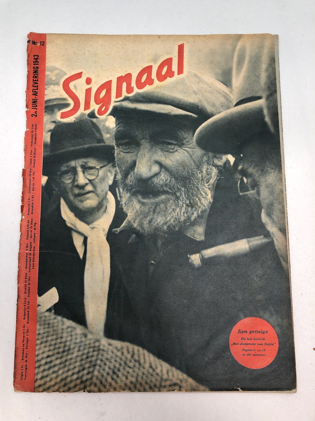 Original Dutch Language WW2 Propaganda Signaal Magazine - No.12 1943