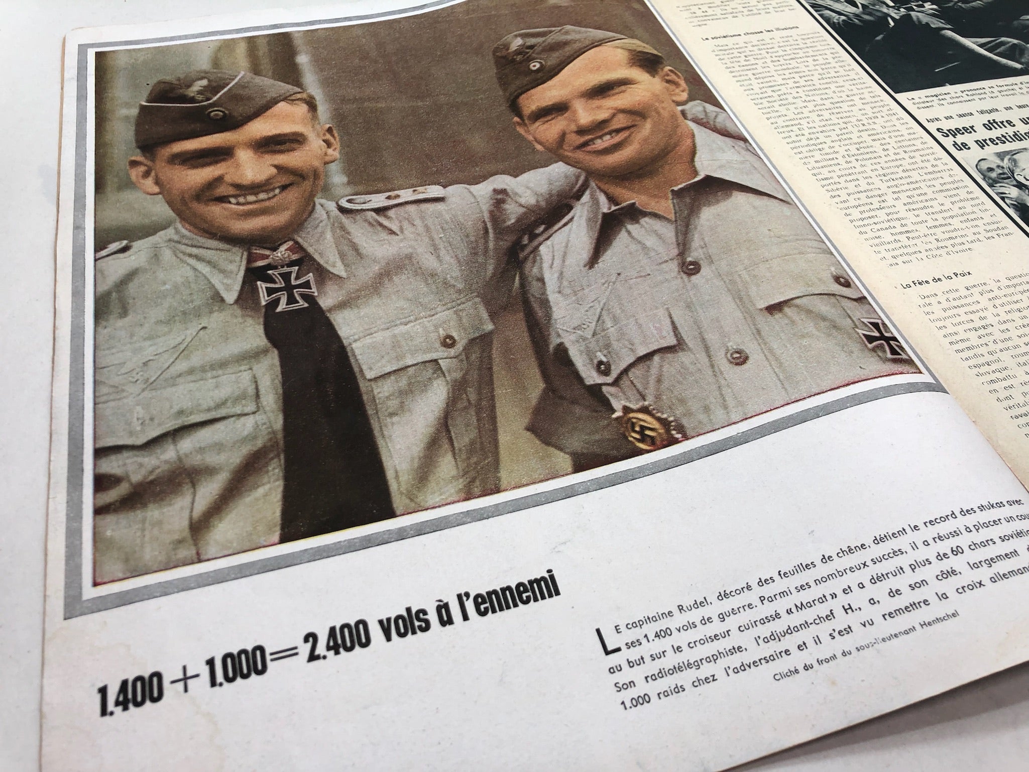 Original French Language WW2 Propaganda Signal Magazine - No.23 1943 - The Militaria Shop